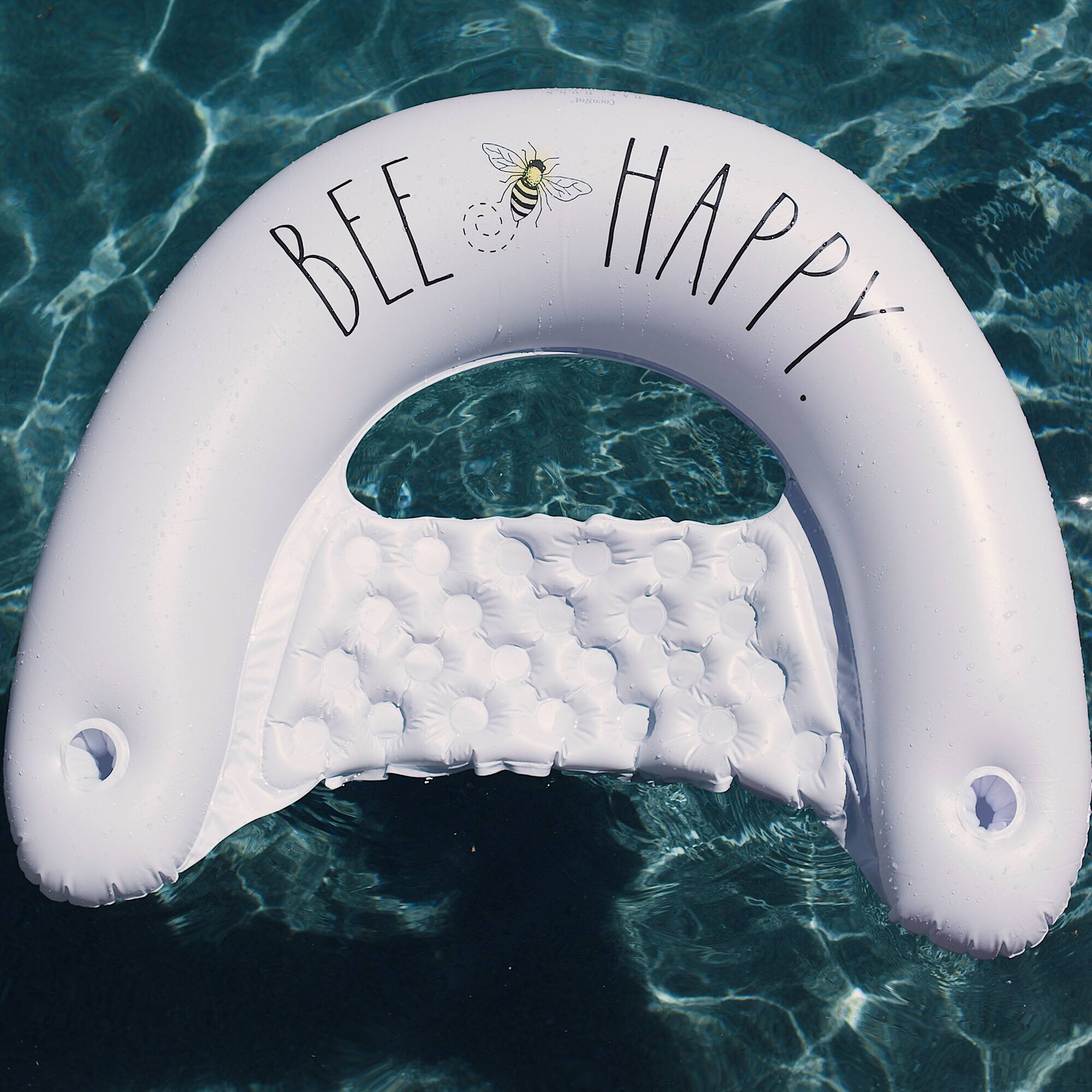 Rae Dunn Bee Happy Chair Lounger